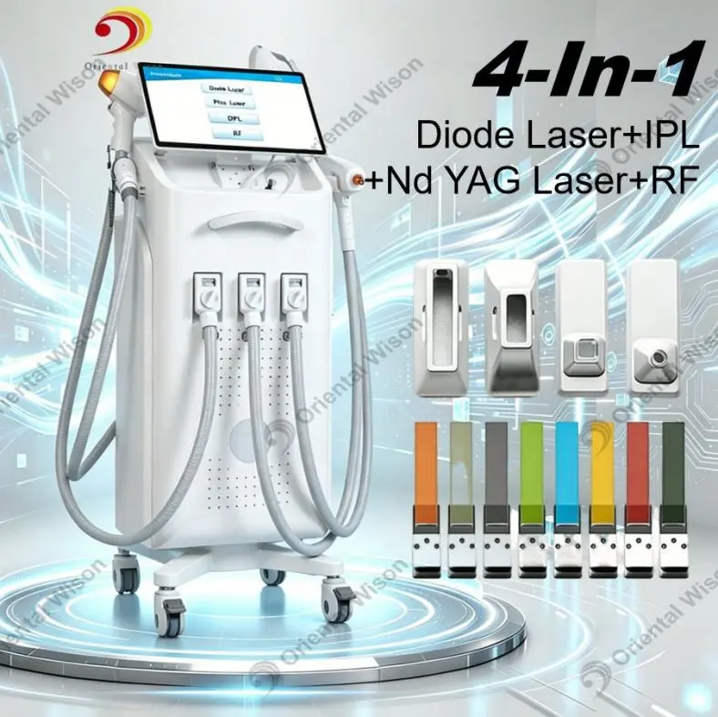 Diodenlaser IPL YAG Laser RF-Maschine