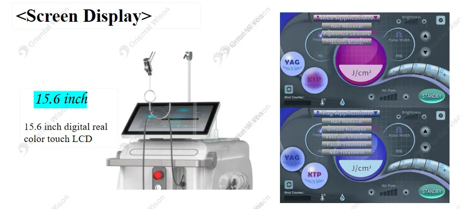 15inch Alexandrite Laser Hair Removal Beauty Machine