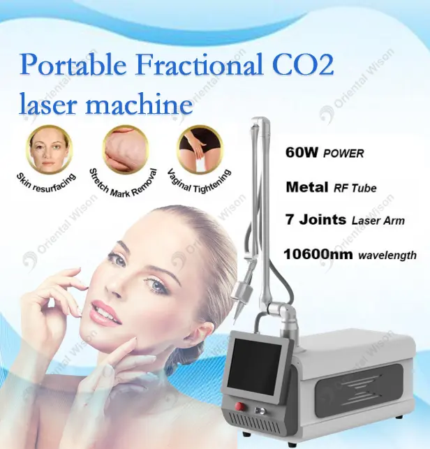 Tragbare fraktionale CO2 -Lasermaschine